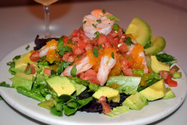 Cactus Flower Cafe - Mango Shrimp Salad